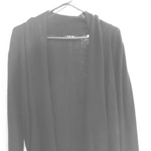 Open front Cardigan with drape collar size L